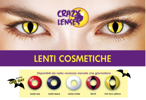 CRAZY LENSES HALLOWEEN LENTI COSMETICHE GIORNALIERE - ONE DAY